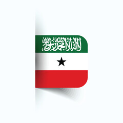 Somali Land national flag, Somali Land National Day, EPS10. Somali Land flag vector icon
