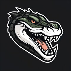 alligator logo esport and gaming vector mascot design