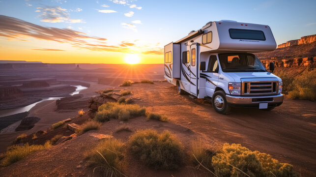 Campvan on the road