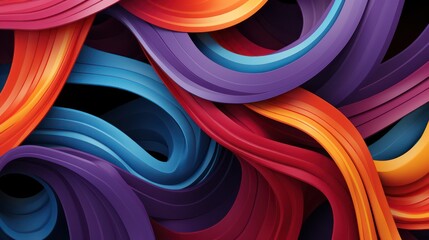 colorful abstract background with waves