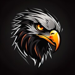 eagle logo esport and gaming vector mascot design
