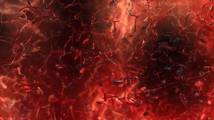 Red blood cells.