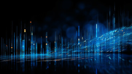 abstract background with lights