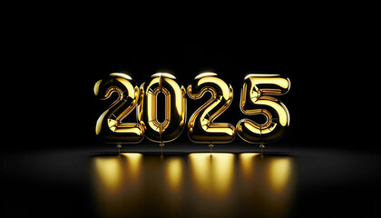 logo 2025 nouvelle année, décoration pour la nouvelle année