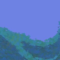 Fototapeta na wymiar blue background with waves