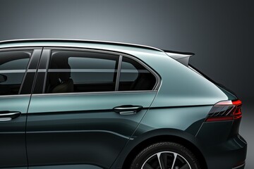 A mockup of the car's side window is generated AI