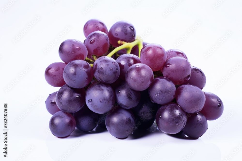 Poster a close-up view of a bunch of grapes. perfect for food and beverage-related projects