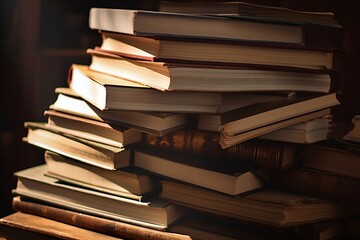 Fototapeta premium Stack of books.
