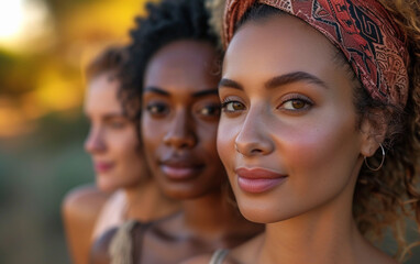Group of Women Standing Together