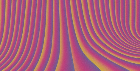 Fototapeta premium curve waves abstract line gradient background texture with noise grainy 