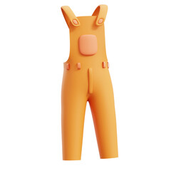 Jumpsuit 3D Illustration