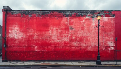 Red Brick Wall with Peeling Paint: A Monthly Event Trend Generative AI