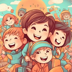 Animated Family Portrait