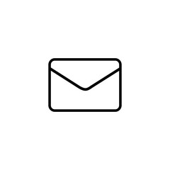 Email icon isolated on transparent background