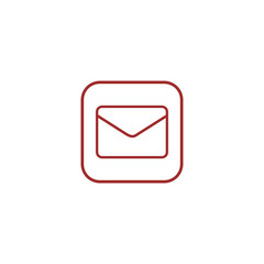 Email icon isolated on transparent background