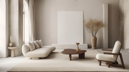 3d interior - The essence of minimalist elegance by emphasizing uncluttered designs