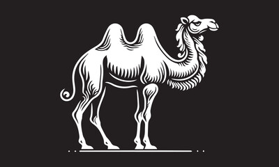 Art of the Sands: A Camel Illustration Featuring Elegant Patterns, Depicting the Harmonious Blend of Nature and Artistry