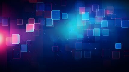 Modern science background hexagon lines and points wave flow abstract background