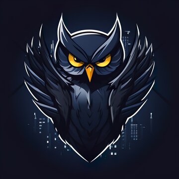 owl logo esport and gaming vector mascot design