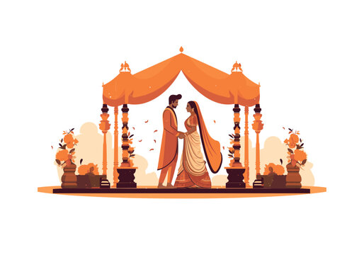 Christmas tree in trendy farmhouse style. Watercolor. Vector illustration design.