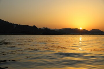 Coast off Muscat in Oman