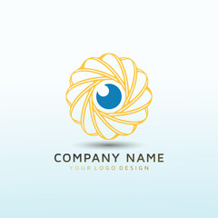 Eye Beauty vector logo design