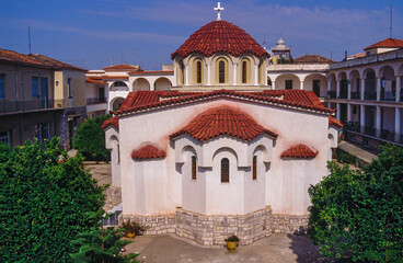 Monastery of Saints Konstantinos & Eleni. It is located in the historic center of Kalamata.