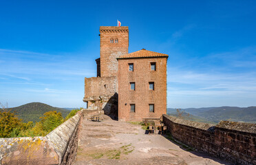 Trifels Castle is a rock castle in the Palatinate Forest above the southern Palatinate town...