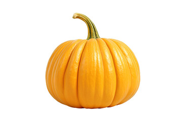 Obraz premium Fresh organic pumpkin isolated on a Transparent background. Generative AI