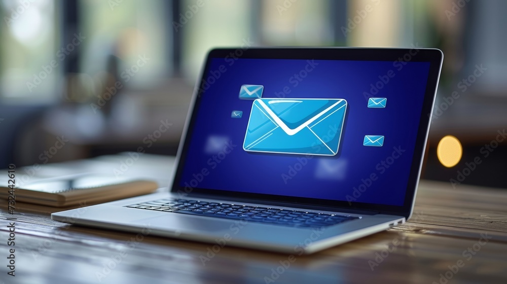Poster beware of blue phishing emails in your inbox and use strong passwords to safeguard your online priva