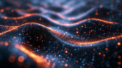 Explore the cutting-edge possibilities of a digital future with this vibrant, abstract tech background that embodies innovation and connectivity.