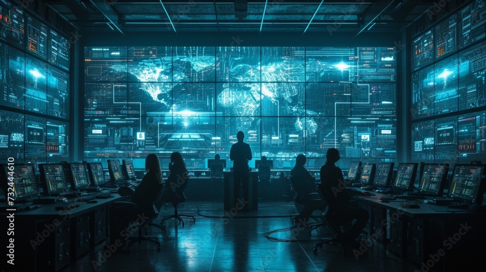 Poster stay ahead of cyber threats with our vigilant digital security team, implementing advanced technolog
