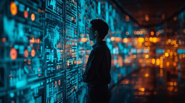 The QA manager streamlines processes with automated testing, ensuring products meet standards for unparalleled dependability and performance.