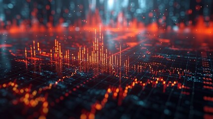 The stock market investment trading chart offers a visual representation of the ever-changing financial landscape, helping investors make informed decisions.