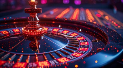 Experience the thrill of the casino with this roulette design, where every spin could lead to a fortune or a loss. Play the game, take a chance, and win big.
