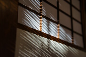 light and shadow on the wall