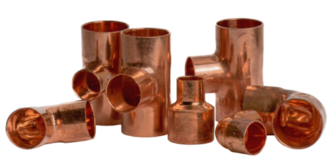 Copper pipe fittings