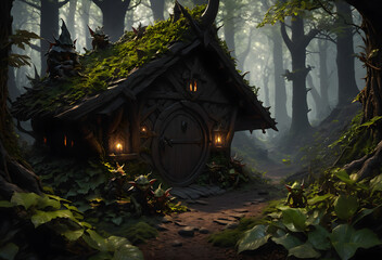 Goblin house in the forest