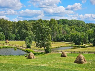 Turaida, a town belonging to Sigulda in the Gauja National Park in Latvia