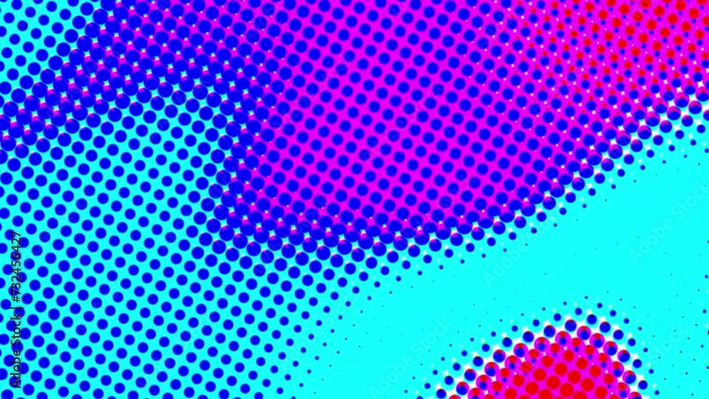 Poster abstract colorful halftone. computer generated 3d render