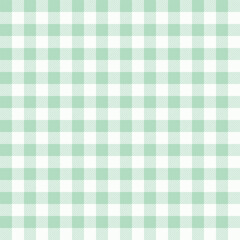 Seamless Repeating Green And White Buffalo Plaid Pattern