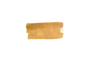 Orange watercolor background. Artistic hand paint. Isolated on transparent background.