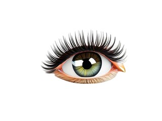 Close view a girls eye lash concept, it is using for makeup purposes, trendy design, sharp looks