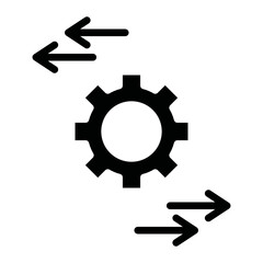 Automation icon vector image. Can be used for Game Development.
