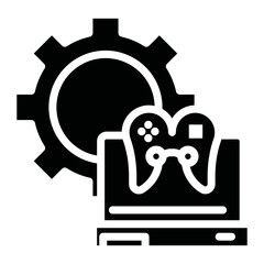 Game Mod Manager icon vector image. Can be used for Game Development.