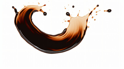 Soy sauce splash