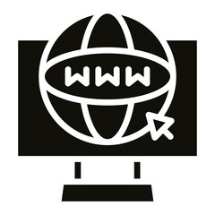 Web Site icon vector image. Can be used for New Media.