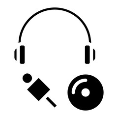 Music Industry icon vector image. Can be used for Industry.