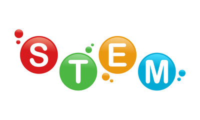 science, technology, engineering, and mathematics. education vector illustration