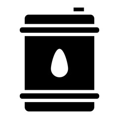 Oil Barrel icon vector image. Can be used for Industry.